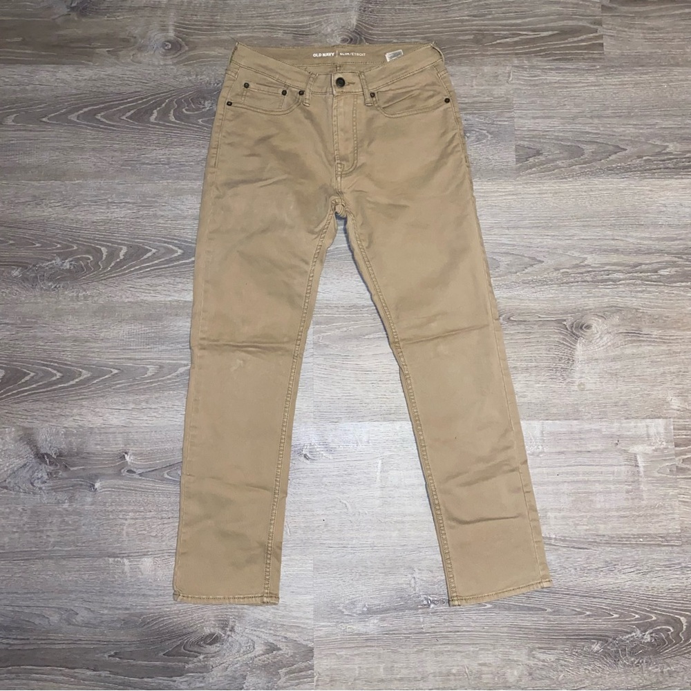 Old Navy Slim Jeans In Tan